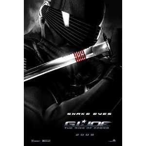  GI JOE The Rise of Cobra Promo Poster (Snake Eyes 