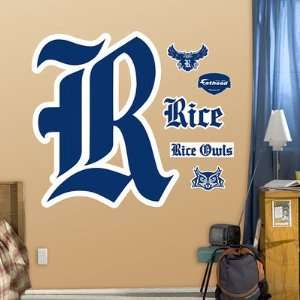  Rice Owls Logo Fathead NIB 