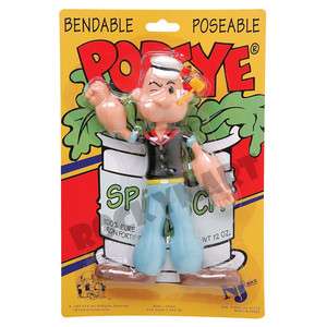 Popeye The Sailor Man Bendable Toy Figure Classic  
