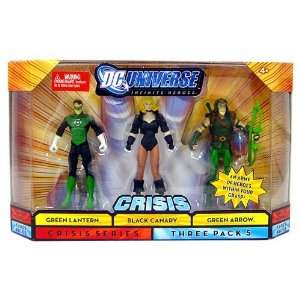   pack of 3 figures #5   Green Lantern (Hal Jordan), Black Canary, Green