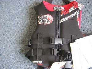 Liquid Force Life Vest / Jacket; Nemesis Child CGA Red  