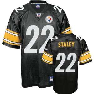 Duce Staley Youth Jersey Reebok Black Replica #22 Pittsburgh Steelers 