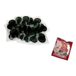  Black Colored Premium Latex Condoms Lubricated 72 condoms 