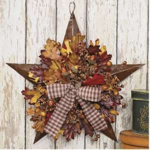Autumn Leaves Barn Star   Party Decorations & Wall Decorations  