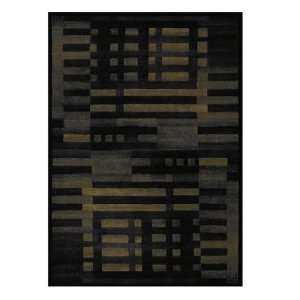  Black Innovations Grid Rug, 67 x 910
