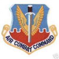 USAF AIR FORCE AIR COMBAT COMMAND ACC AUTHENTIC PATCH  