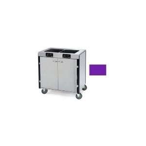  Lakeside 2072 PURP   35.5 in High Mobile Cooking Cart w/ 2 