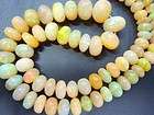   top quality Ethiopian welo opal smooth rondelle beads amazing fire