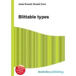 Blittable types Ronald Cohn Jesse Russell  Books