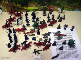 Battle of Shiloh Civil War Toy Soldiers, Cavalry  