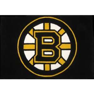   Oriental Boston Bruins Rectangle Logo Floor Rug