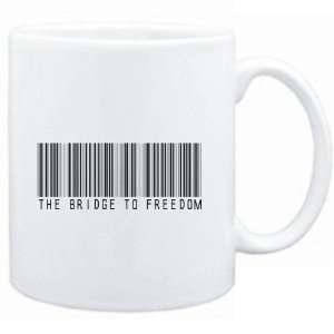  Mug White  The Bridge To Freedom   Barcode Religions 
