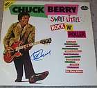 CHUCK BERRY signed Chuck Berry Bio album cover display  