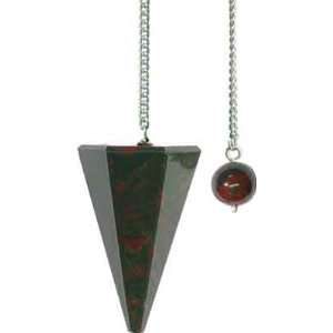    Pendulum   Hexagonal Bloodstone (Set of 2) 