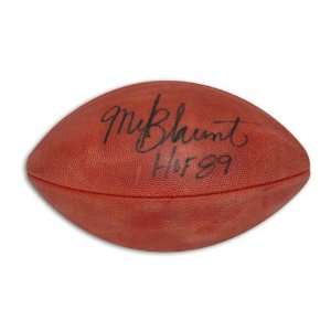  Mel Blount Autographed NFL Football Inscribed HOF 89 