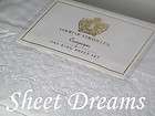Court of Versailles Campagne 100% Cotton Percale White King Sheet Set 