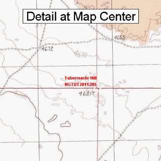  USGS Topographic Quadrangle Map   Tabernacle Hill, Utah 