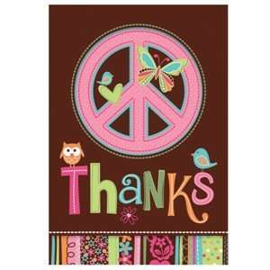  Hippie Chick Birthday Thank You Notes Health & Personal 