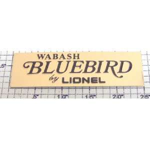  Lionel 8378 1X Wabash FM Bluebird Nameplate Toys & Games