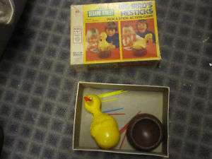 1977 Sesame Street Big Birds Nesticks game  