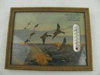 Vintage Indoor Ducks Birds Wall Thermometer Souderton PA Pennsylvania 