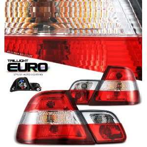  Bmw 1999 2002 3 Series   E46 2Dr Red/Clear Taillight Red 