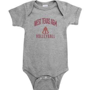  West Texas A&M Buffaloes Sport Grey Varsity Washed Volleyball 