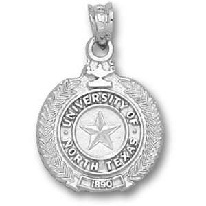  University of North Texas Seal Pendant (Silver) Sports 