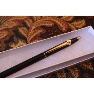 Cross Classic Century Satin Black Ball point Pen with State of Texas 