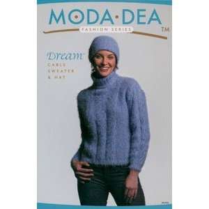  C&C Moda Dea Bookies Cable Sweater & Hat  Dream 