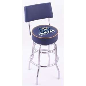  Brigham Young University Steel Stool with Back, 4 Logo 