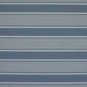  Boaters Bay Stripe   Chambray Indoor Upholstery Fabric 