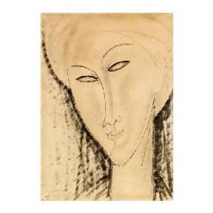  Amedeo Modigliani   Tete De Femme Giclee