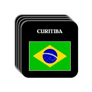 Brazil   CURITIBA Set of 4 Mini Mousepad Coasters 