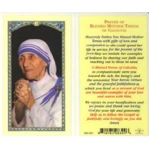  Blessed Teresa of Calcutta Holy Card (800 324) Everything 