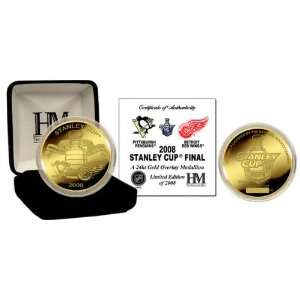 Pittsburgh Penguins vs. Detroit Red Wings Stanley Cup Final 24KT Gold 