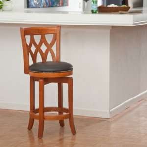  Boraam 24 Inch Cathedral Swivel Counter Stool