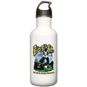    Stainless Water Bottle 1.0L Golf Humor Bogie This 