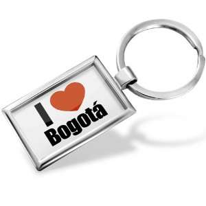 Keychain I Love Bogotá region Colombia, South America   Hand Made 