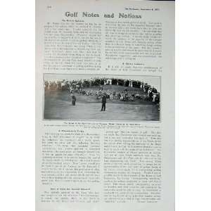  1907 Golf Championship Skegness Massey House Florence 