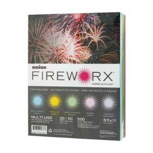  Fireworx Assorted Colors, 8 1/2 x 11 Assorted Pack, 20 
