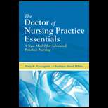 Doctor of Nursing Practice Essentials A New Model for Advanced 