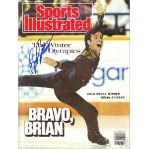  BRIAN BOITANO signed 1988 SPORTS ILLUSTRATED magazine 