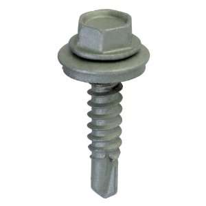 Teks #12 X 1 In. Teks Roofing Screw, Hex Washer Head, Drill Point, 400 