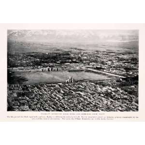  1932 Print Tehran Iran Birds Eye View Cityscape Military 