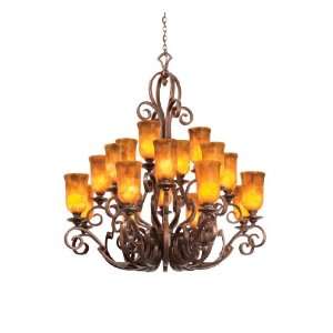   Tawny Port Ibiza 3 Tier 20 Light Chandelier from the Ibiza Collection