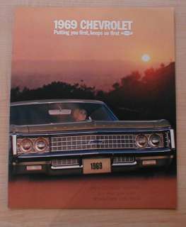   Chevrolet FS Sales Brochure Caprice Bel Air Biscayne Impala  