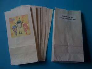 12 Team Umizoomi Party Favor Loot Bags  