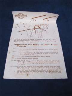 Vintage Wagon Master Mule Team Wood Model Kit Orig Box  