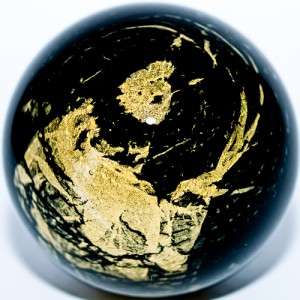 Marble ~House of Marbles~ Black with Gold Foil  